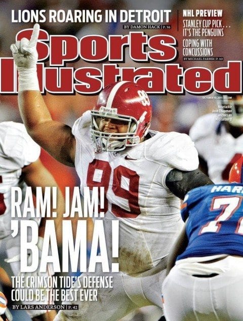 Alabama on the cover of Sports Illustrated