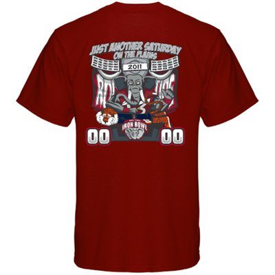 Iron Bowl 2011 t-shirt crimson