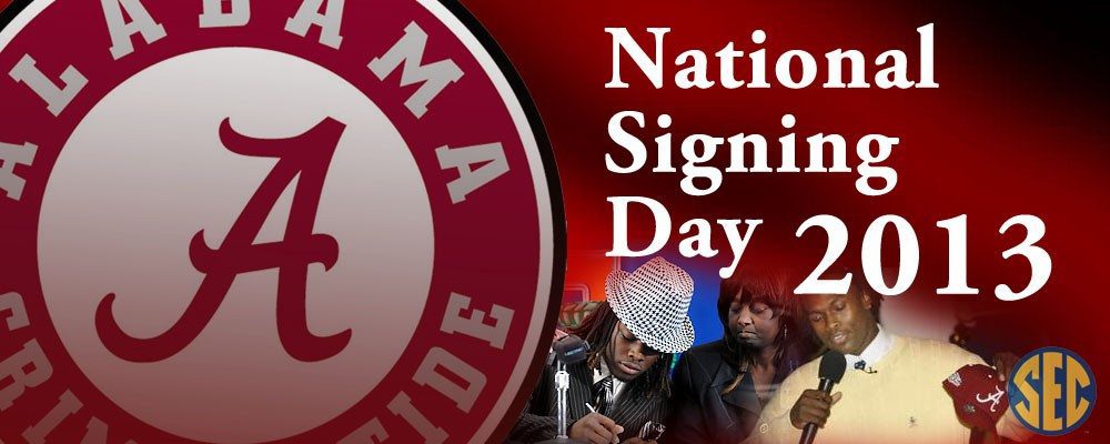 Alabama National Signing Day 2013