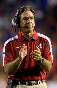 Yes, Nick Saban and company deserve a hand for the job they did with this 2014 team.