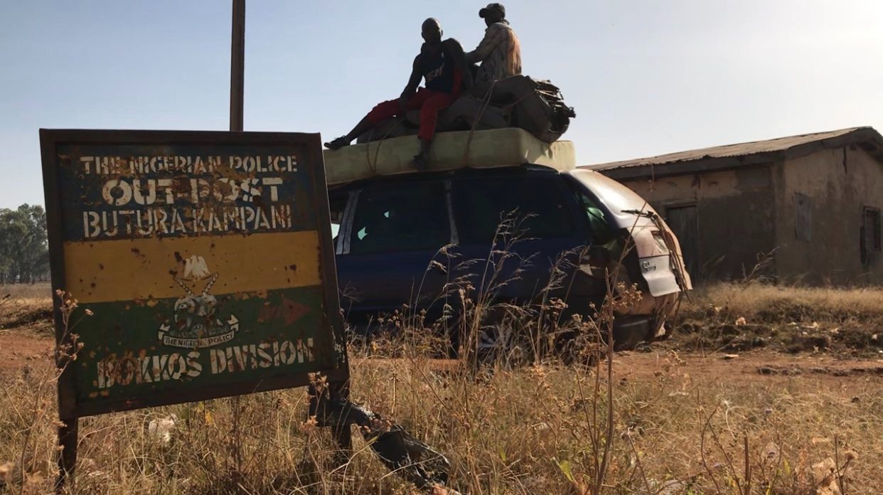 Christian Villagers Flee the Christmas Eve Terror Attack in Nigeria as scattered gunfire is heard around the village.