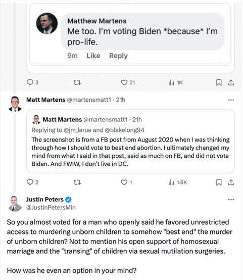 Attorney representing Southern Baptist Convention's NAMB attacks Donald Trump and was exposed as a Biden supporter in 2020 election.